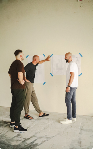 Our team working